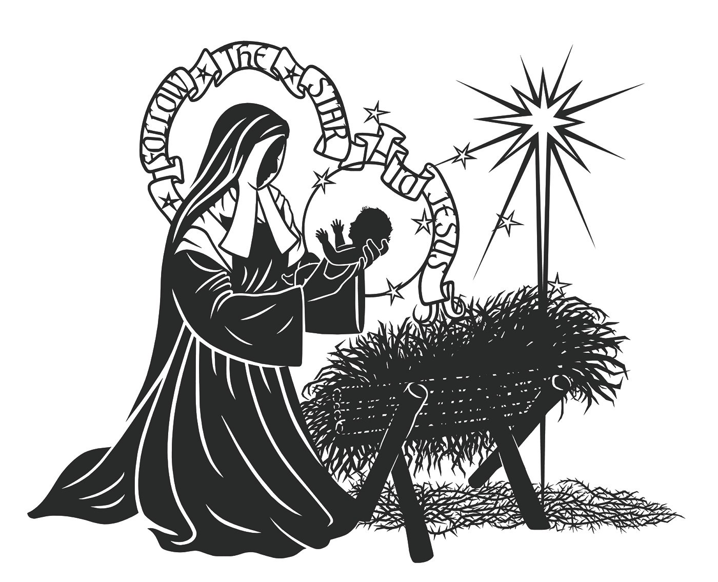 Bernadette At The Manger
